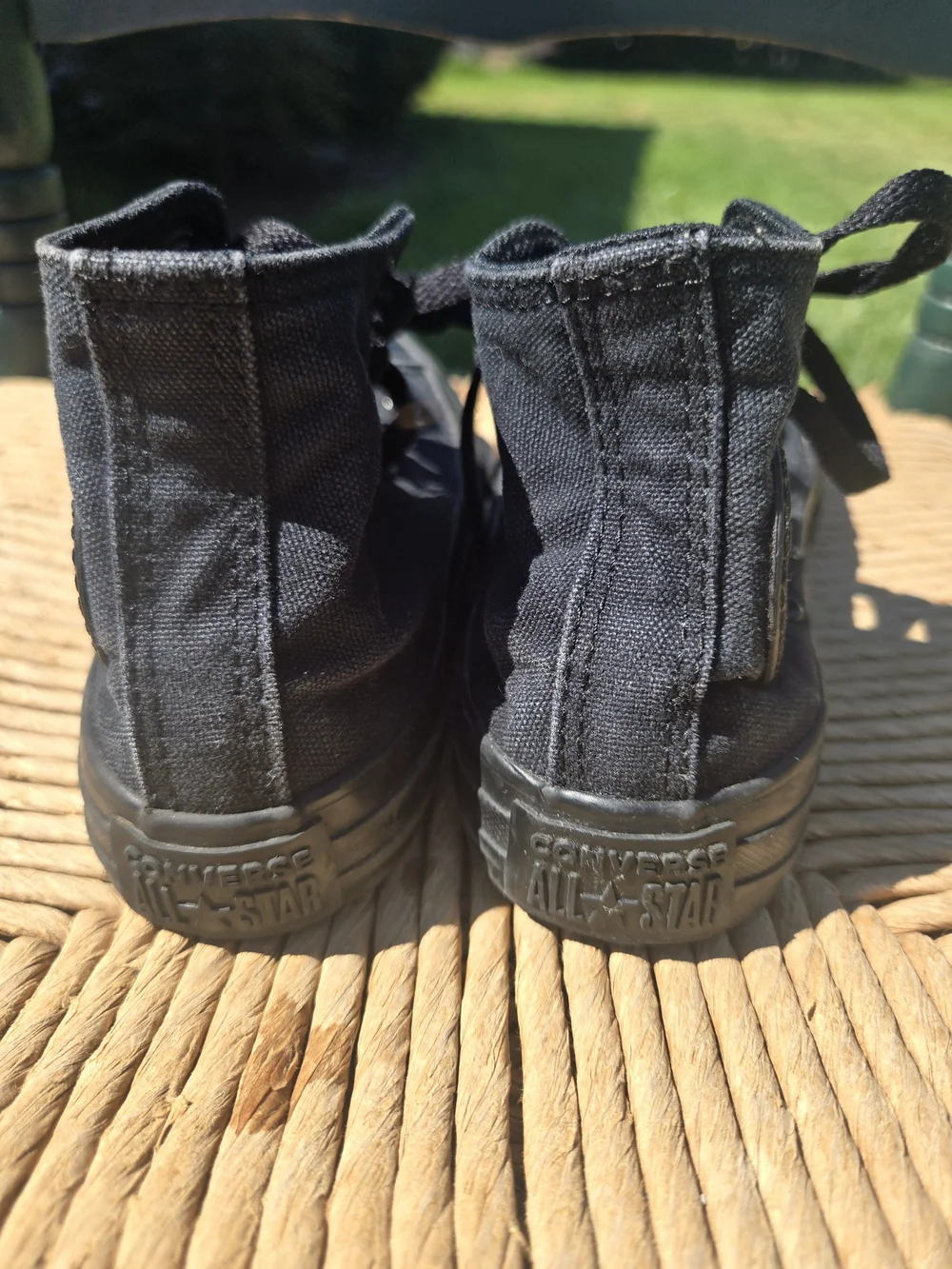 Converse Kids Black High-Top Canvas Sneakers